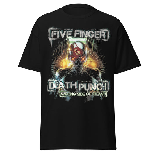 Stakes Five Finger Death Punch - Bot Heaven Jumbo Print T-Shirt [Apparel]