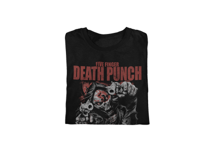 Stakes Five Finger Death Punch - Both Barrels Jumbo Print Mens T Shirt Officially Licensed
