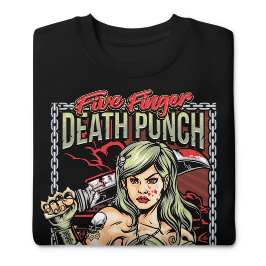 Stakes Five Finger Death Punch Machete Sweatshirt [Apparel]
