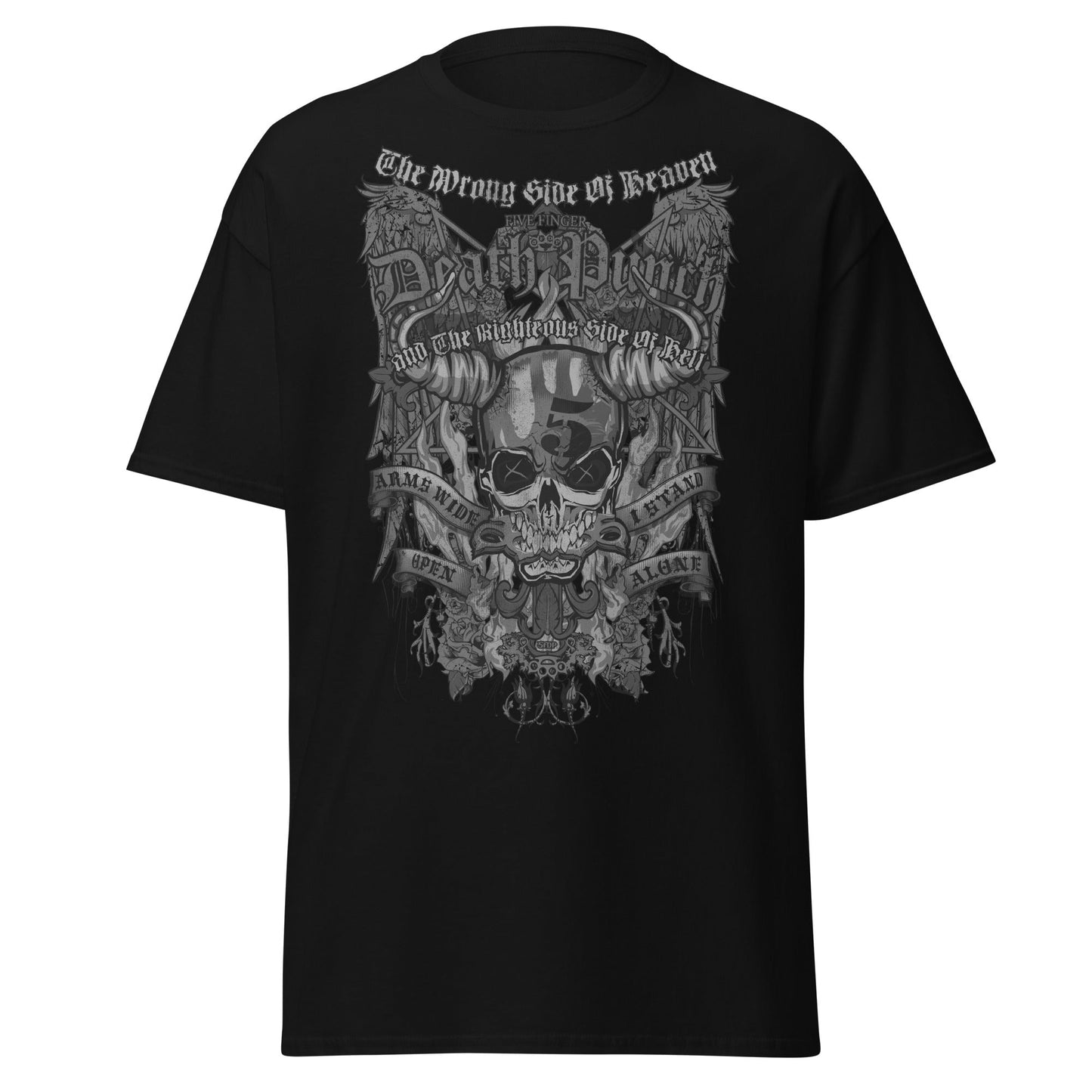 Stakes Five Finger Death Punch - Righteous Side of Evil Jumbo Print T-Shirt [Apparel]