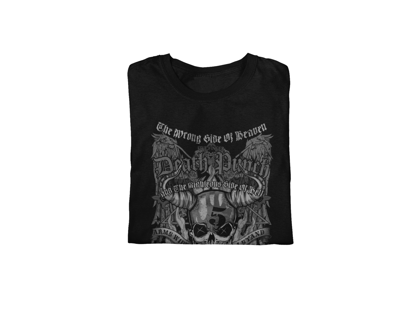 Stakes Five Finger Death Punch - Righteous Side of Evil Jumbo Print Mens T Shirt Officially Licensed