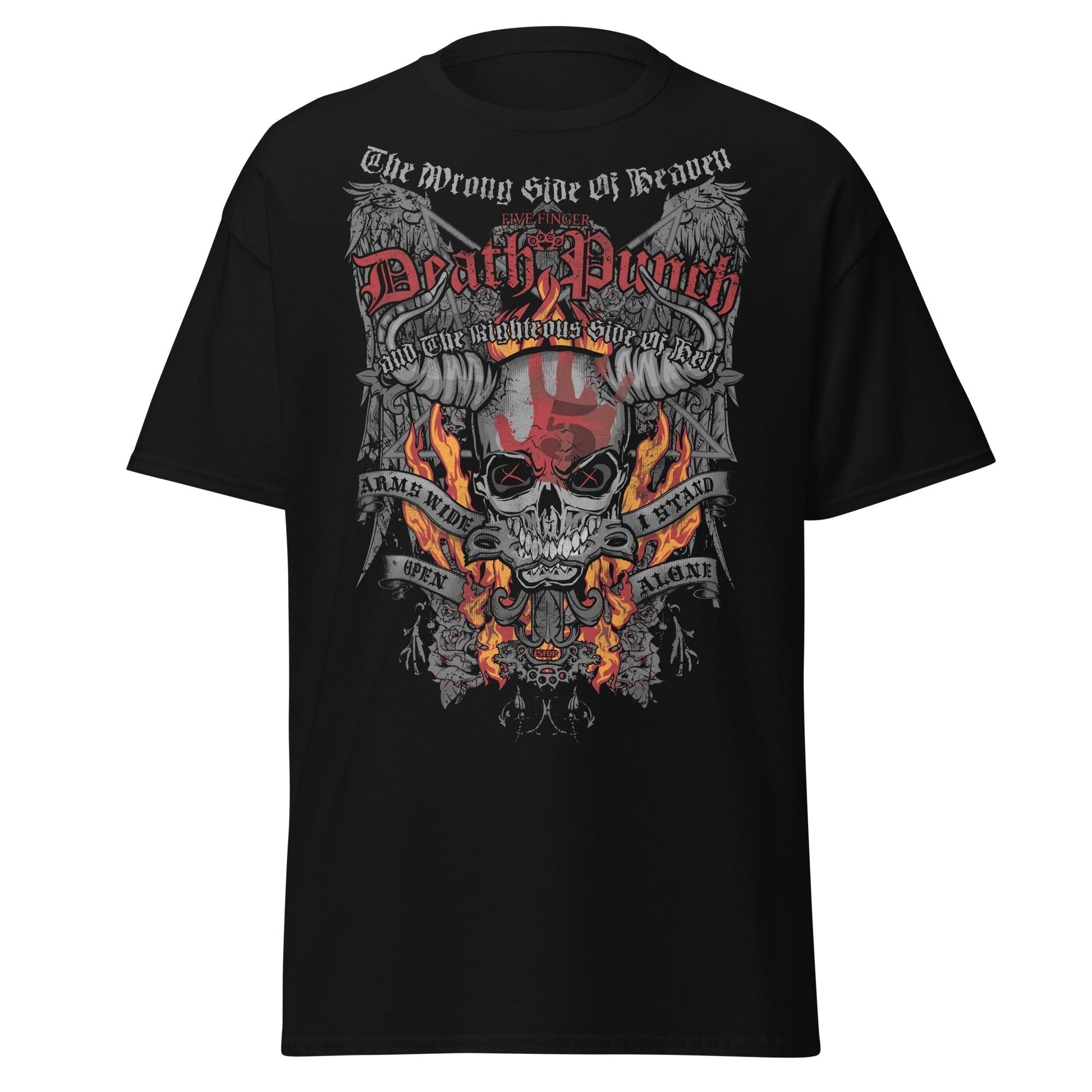 Stakes Five Finger Death Punch - Wrong or Righteous Jumbo Print T-Shirt [Apparel]