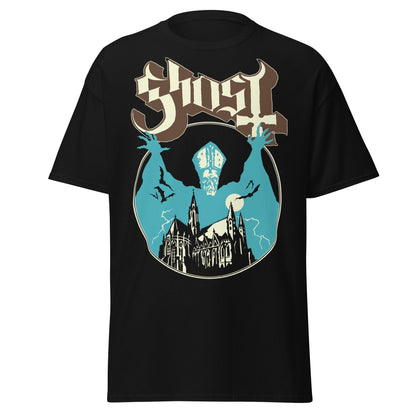 Stakes Ghost - Castle Jumbo Print T-Shirt [Apparel]