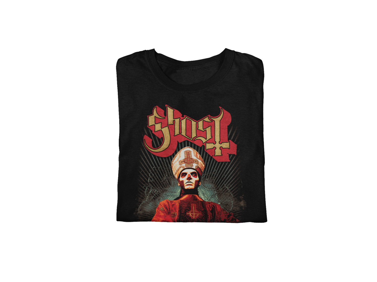Stakes Ghost - Kiss the Ring Jumbo Print Mens T Shirt Officially Licensed