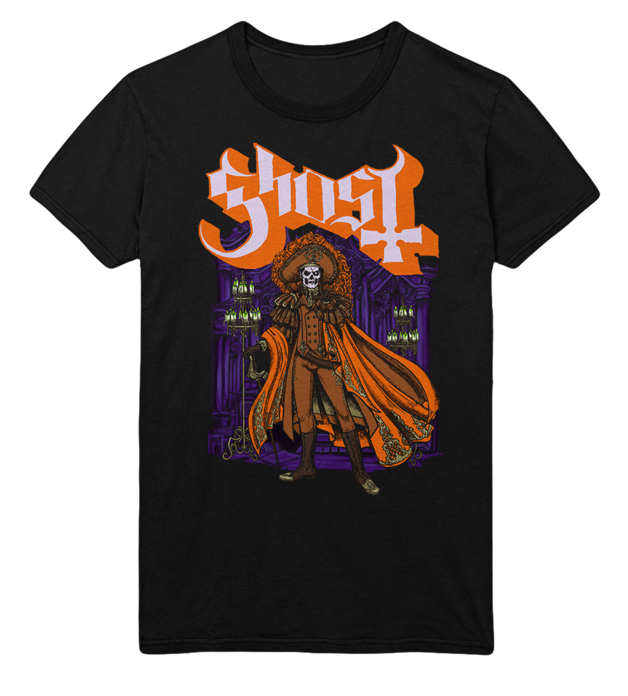 Stakes Ghost Orange Cape Jumbo Print T-Shirt [Apparel]