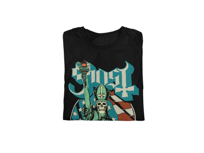 Stakes Ghost - Statue of Liberty Jumbo Print Mens T Shirt Officially Licensed