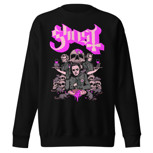 Stakes Ghost What's for Dinner Jumbo Print Sweatshirt [Apparel]