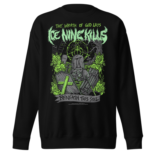 Stakes Ice Nine Kills Green Wrath Jumbo Print Sweatshirt [Apparel]