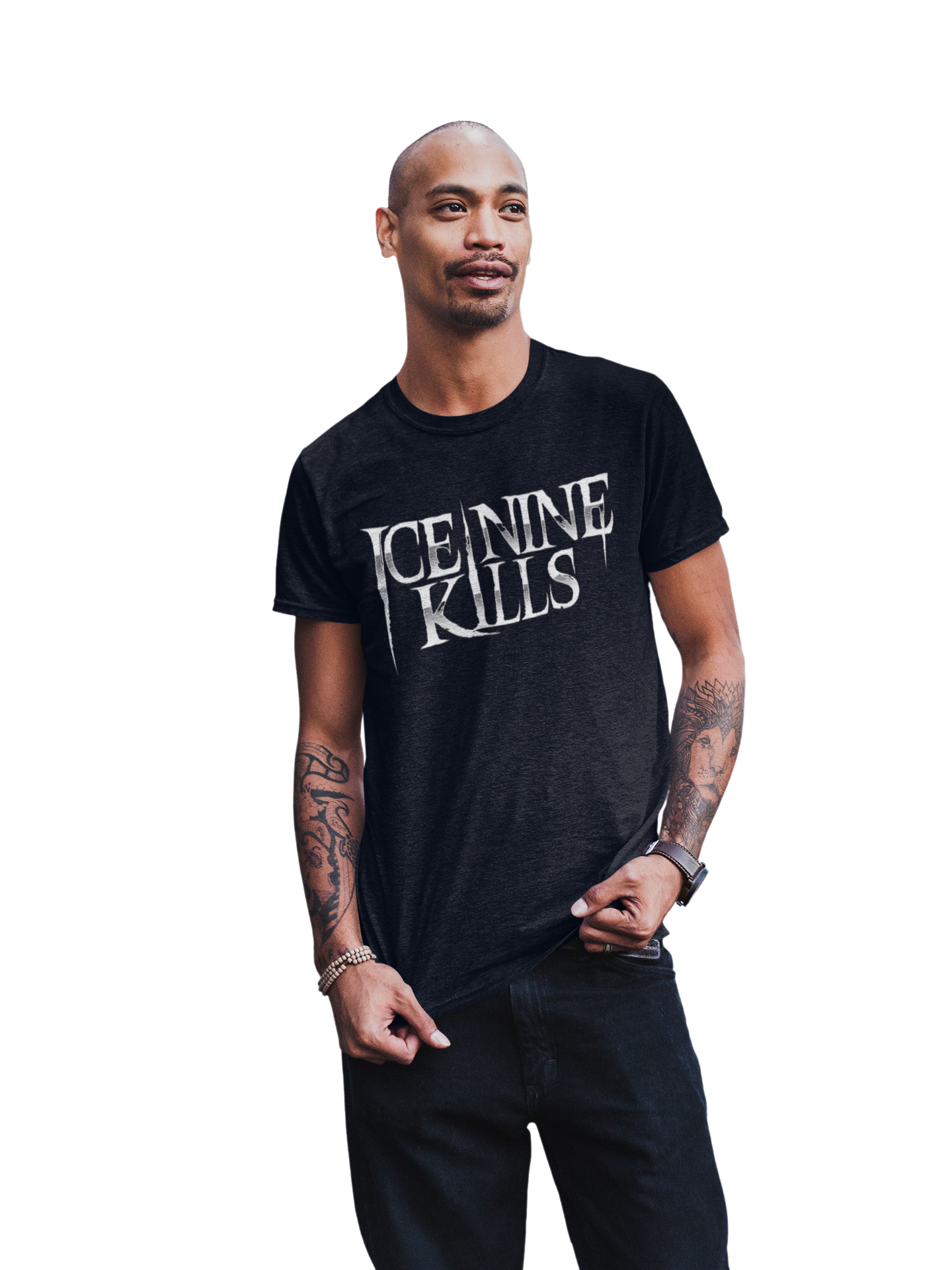 Stakes Ice Nine Kills Knife Logo Jumbo Print Mens T Shirt Officially Licensed