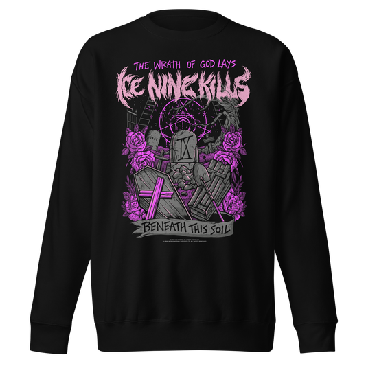 Stakes Ice Nine Kills Purple Wrath Jumbo Print Sweatshirt [Apparel]