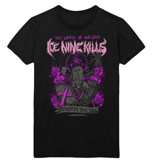 Stakes Ice Nine Kills Purple Wrath Jumbo Print T-Shirt [Apparel]