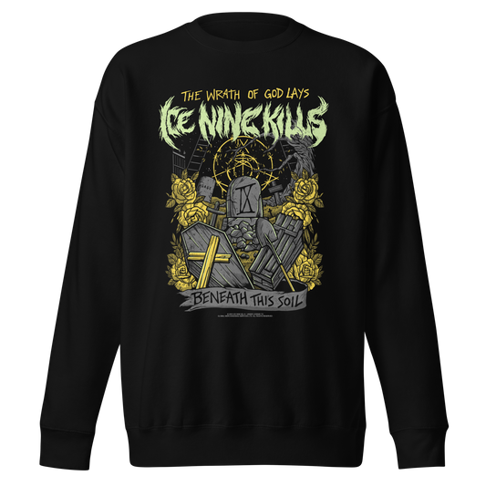 Stakes Ice Nine Kills Yellow Wrath Jumbo Print Sweatshirt [Apparel]