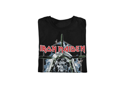 Stakes Iron Maiden - Aces High Jumbo Print Mens T Shirt Officially Licensed