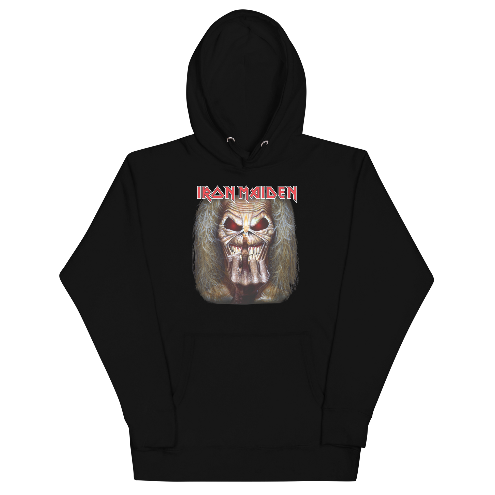 Stakes Iron Maiden Candle Finger Classic Hoodie [Apparel]