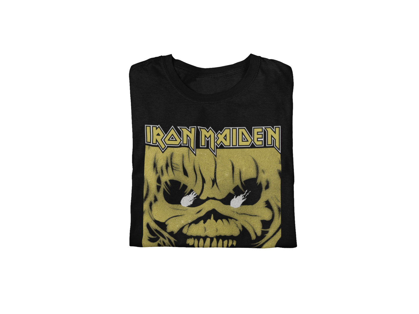 Stakes Iron Maiden Open Mouth Jumbo Print Mens T Shirt Officially Licensed