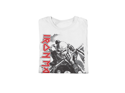 Stakes Iron Maiden - Trooper Jumbo Print Mens T Shirt Officially Licensed
