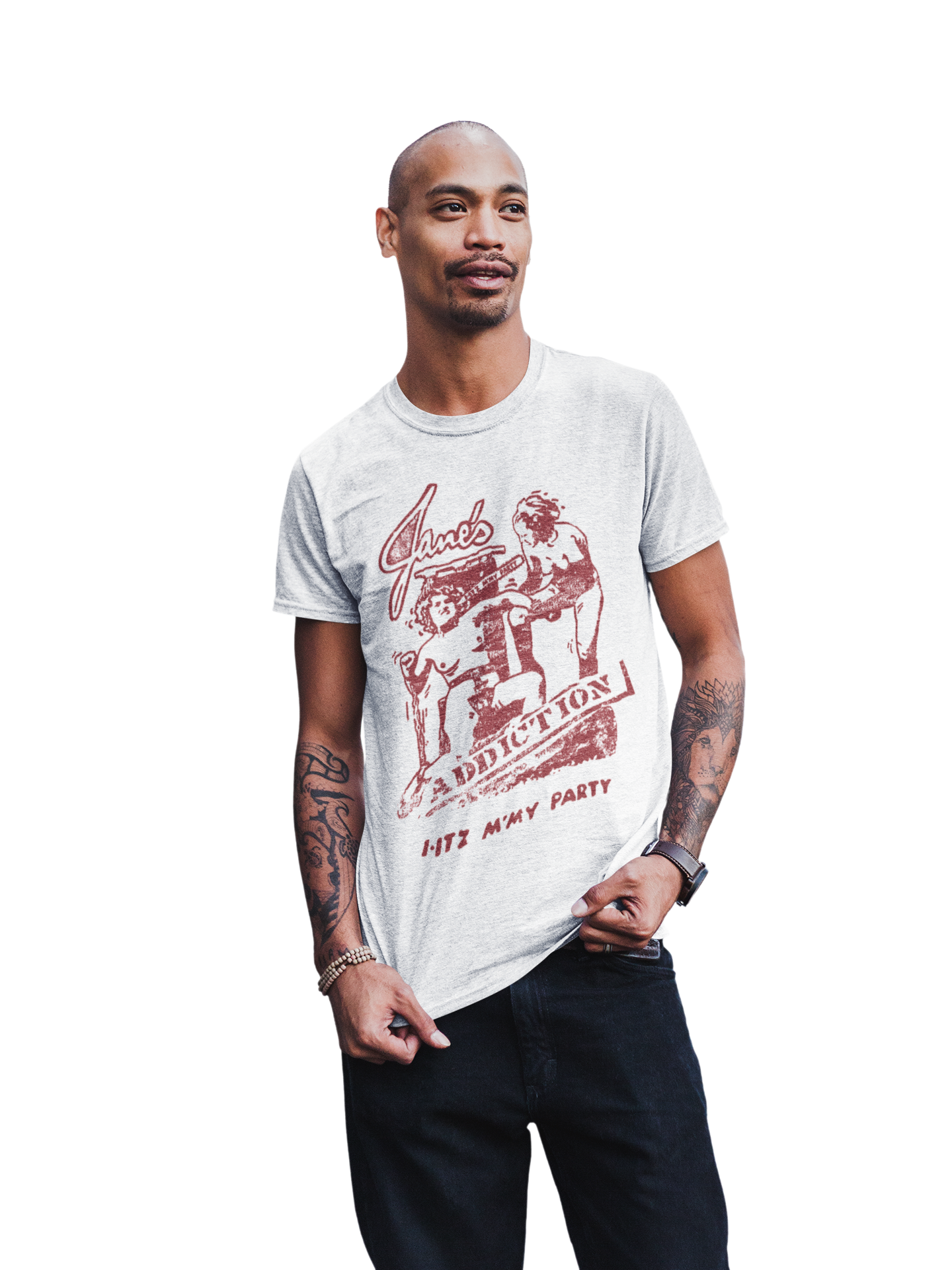 Stakes Jane's Addiction - Still My Party Jumbo Print Mens T Shirt Officially Licensed