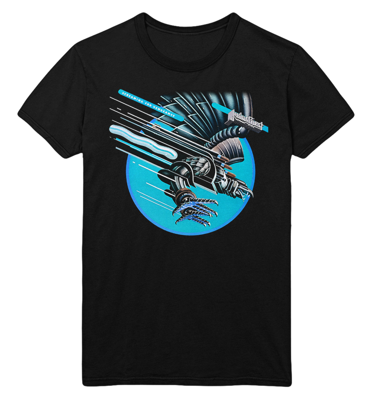 Stakes Judas Priest Neon Screaming Jumbo Print T-Shirt [Apparel]