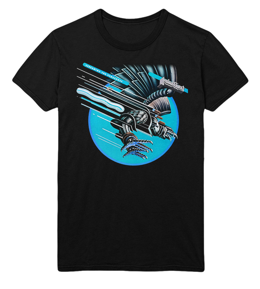 Stakes Judas Priest Neon Screaming Jumbo Print T-Shirt [Apparel]