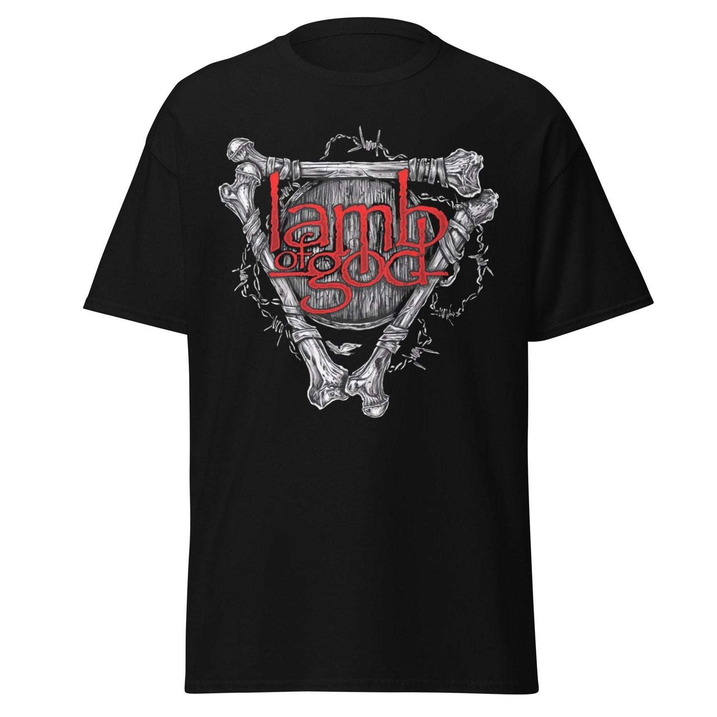 Stakes Lamb Of God - Bones Jumbo Print T-Shirt [Apparel]