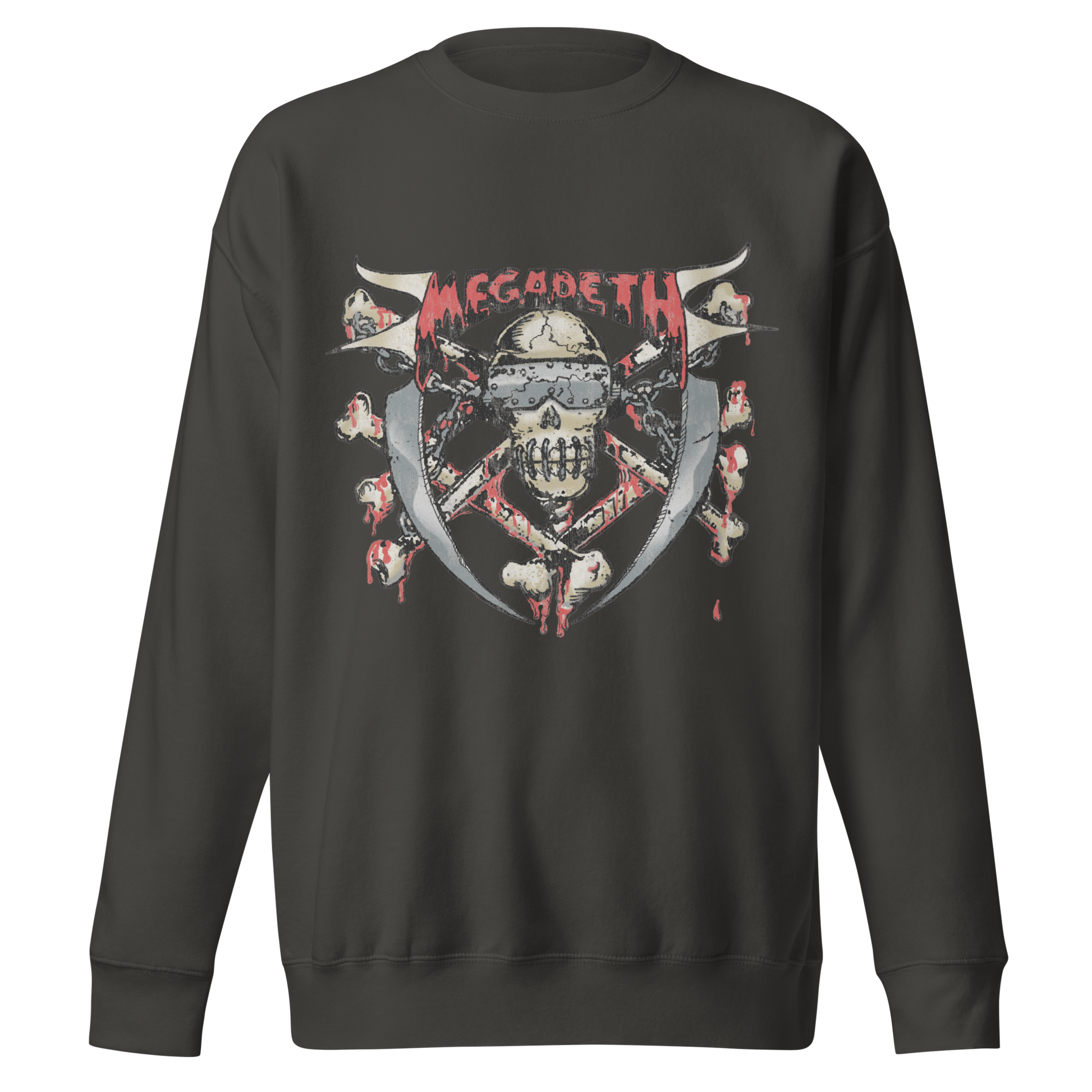 Stakes MegaDeth - Hand Painted Vic Jumbo Print Sweatshirt [Apparel]