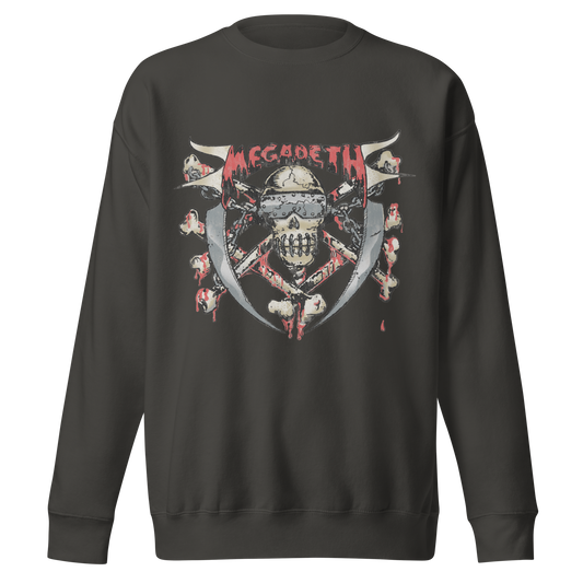 Stakes MegaDeth - Hand Painted Vic Jumbo Print Sweatshirt [Apparel]