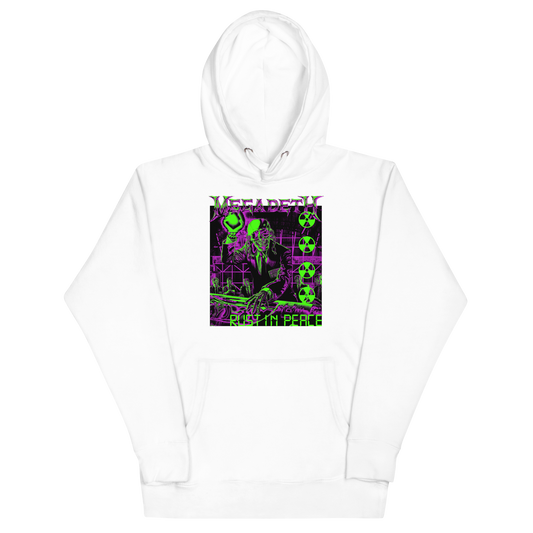 Stakes Megadeth Neon Rust in Peace Classic Hoodie [Apparel]