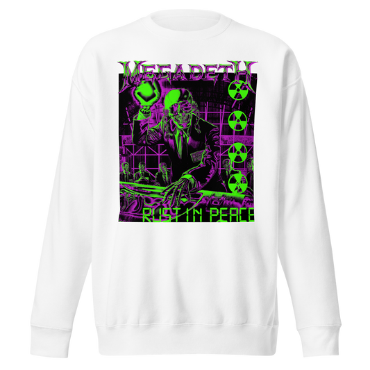 Stakes Megadeth Neon Rust in Peace Jumbo Print Sweatshirt [Apparel]