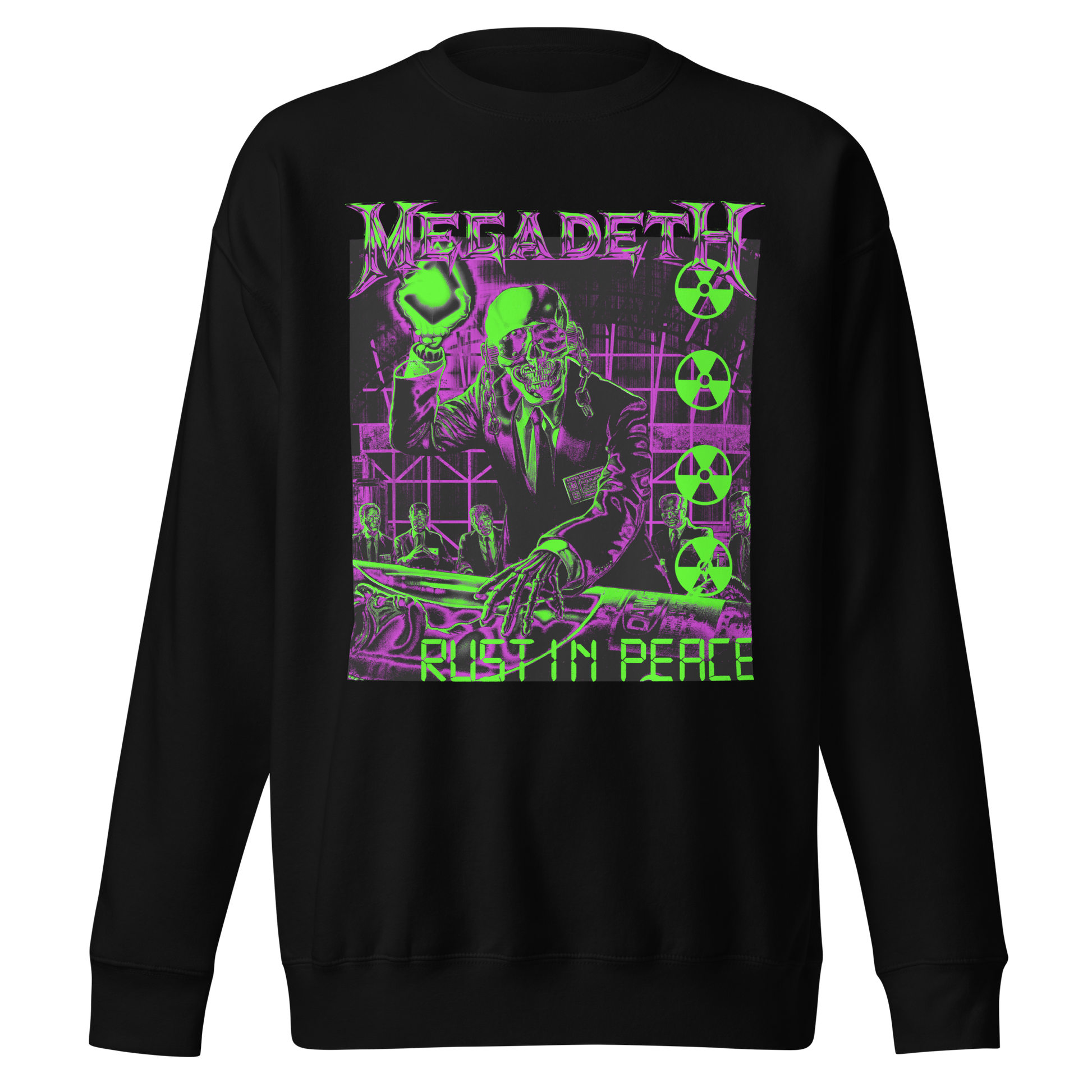 Stakes Megadeth Neon Rust Jumbo Print Sweatshirt [Apparel]