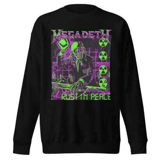Stakes Megadeth Neon Rust Jumbo Print Sweatshirt [Apparel]