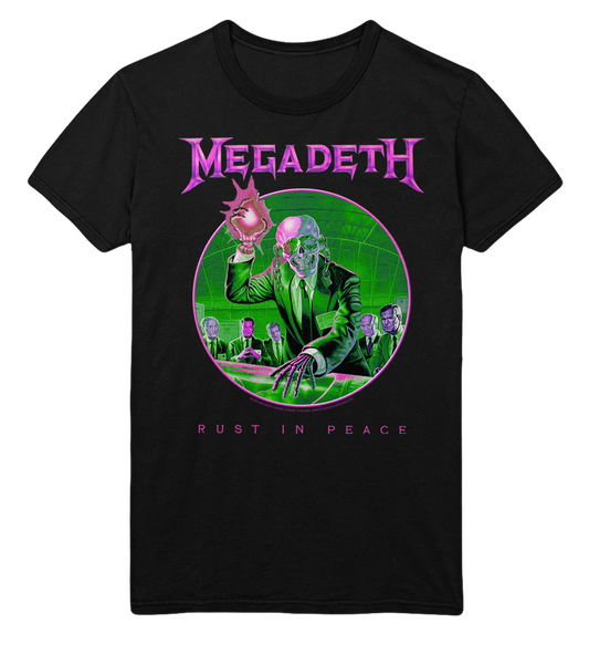 Stakes Megadeth Purple Rust Jumbo Print T-Shirt [Apparel]