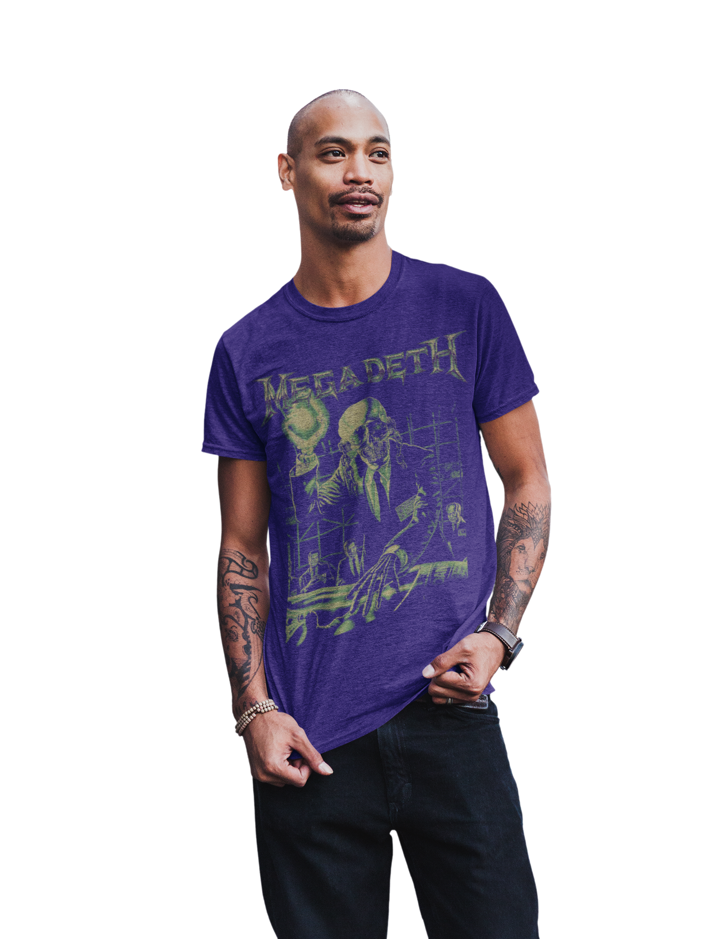 Stakes MegaDeth - See No Evil Jumbo Print Mens T Shirt Officially Licensed