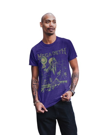 Stakes MegaDeth - See No Evil Jumbo Print Mens T Shirt Officially Licensed