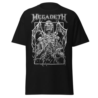 Stakes Megadeth Skeleton Wings Jumbo Print T-shirt [Apparel]