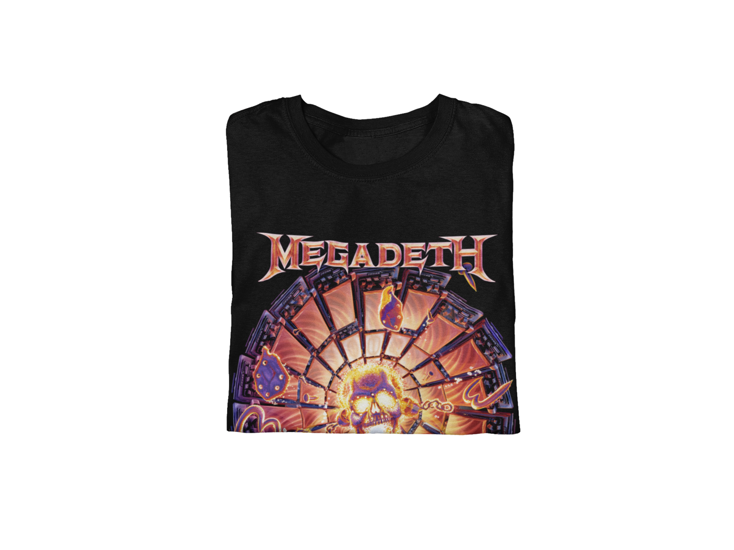 Stakes Megadeth Super Collider Jumbo Print Mens T Shirt Officially Licensed