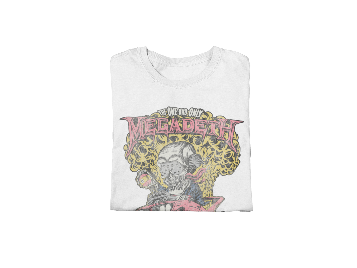 Stakes MegaDeth - Vintage Built for Speed Jumbo Print Mens T Shirt Officially Licensed