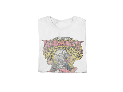 Stakes MegaDeth - Vintage Built for Speed Jumbo Print Mens T Shirt Officially Licensed