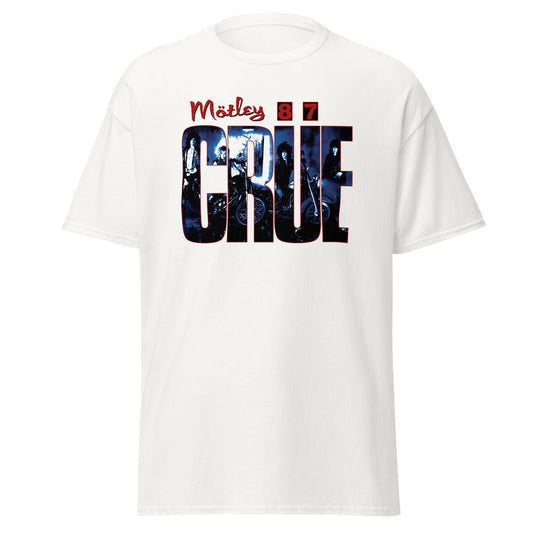 Stakes Motley Crue - 1987 Tour Vintage Jumbo Print T-Shirt [Apparel]