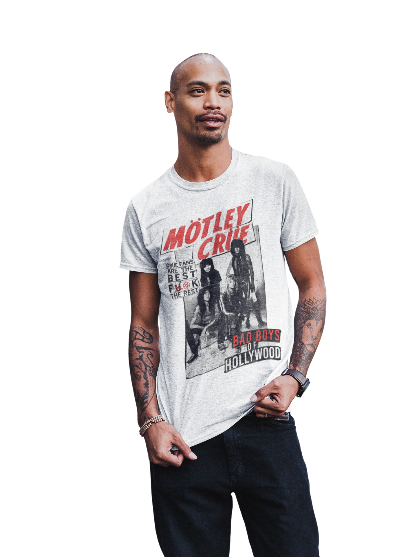 Stakes Motley Crue Crue Fans Jumbo Print Mens T Shirt Officially Licensed