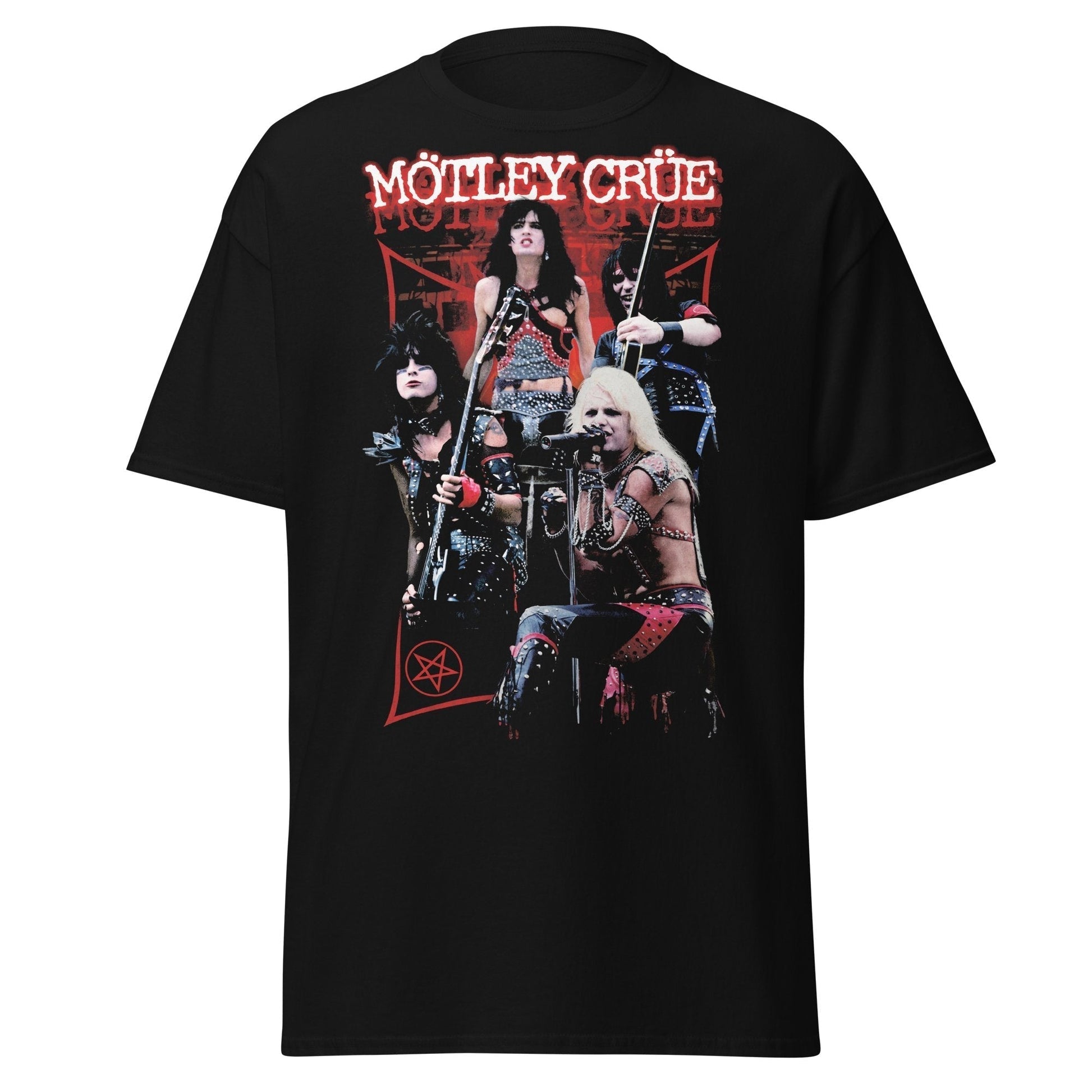 Stakes Motley Crue Live Jumbo Print T-shirt [Apparel]