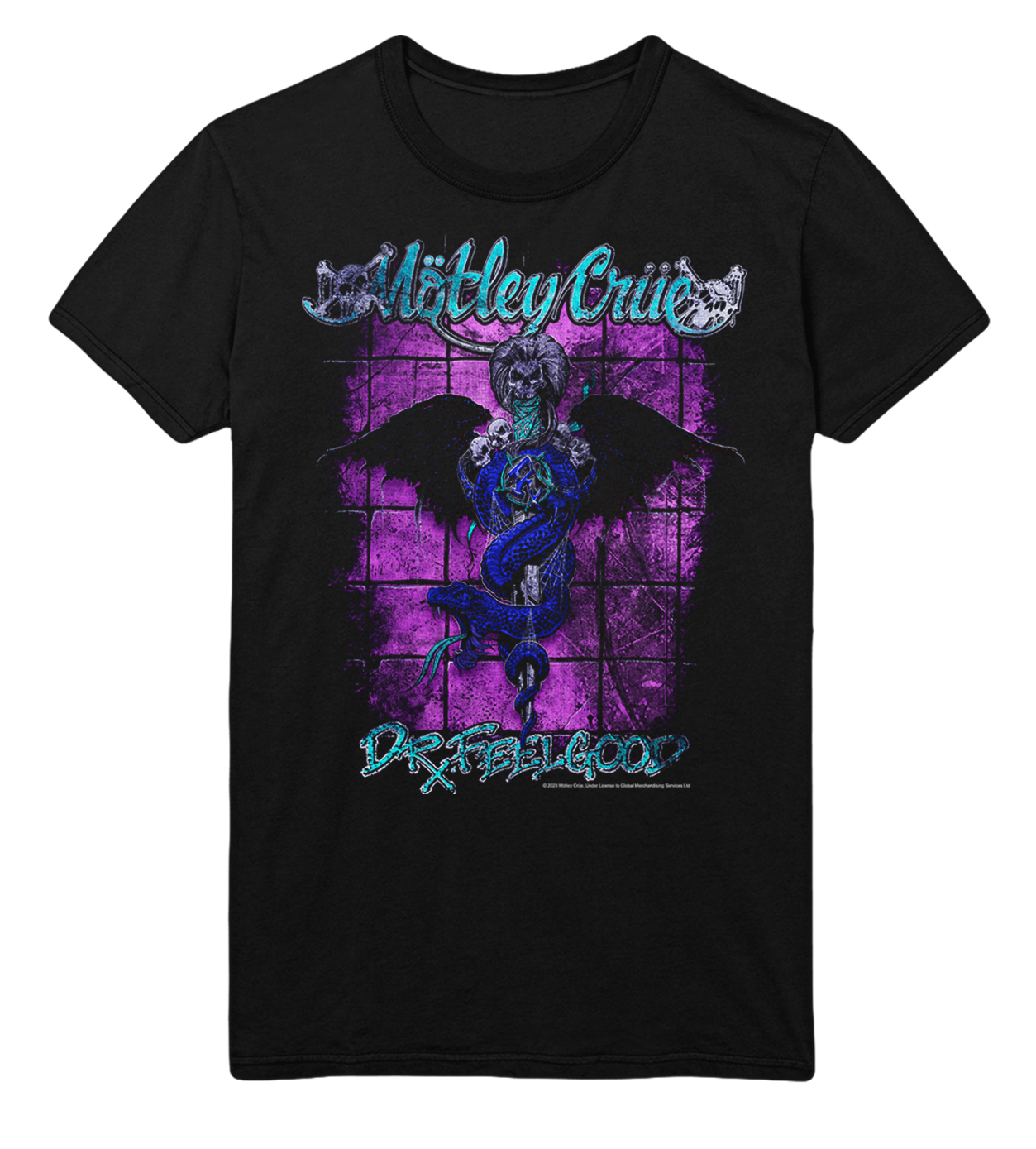 Stakes Motley Crue Pop Dr. Feelgood Jumbo Print T-Shirt [Apparel]