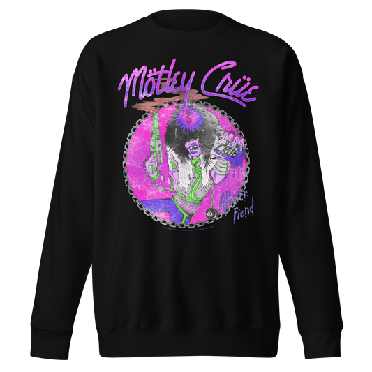 Stakes Motley Crue Purple Allister Jumbo Print Sweatshirt [Apparel]