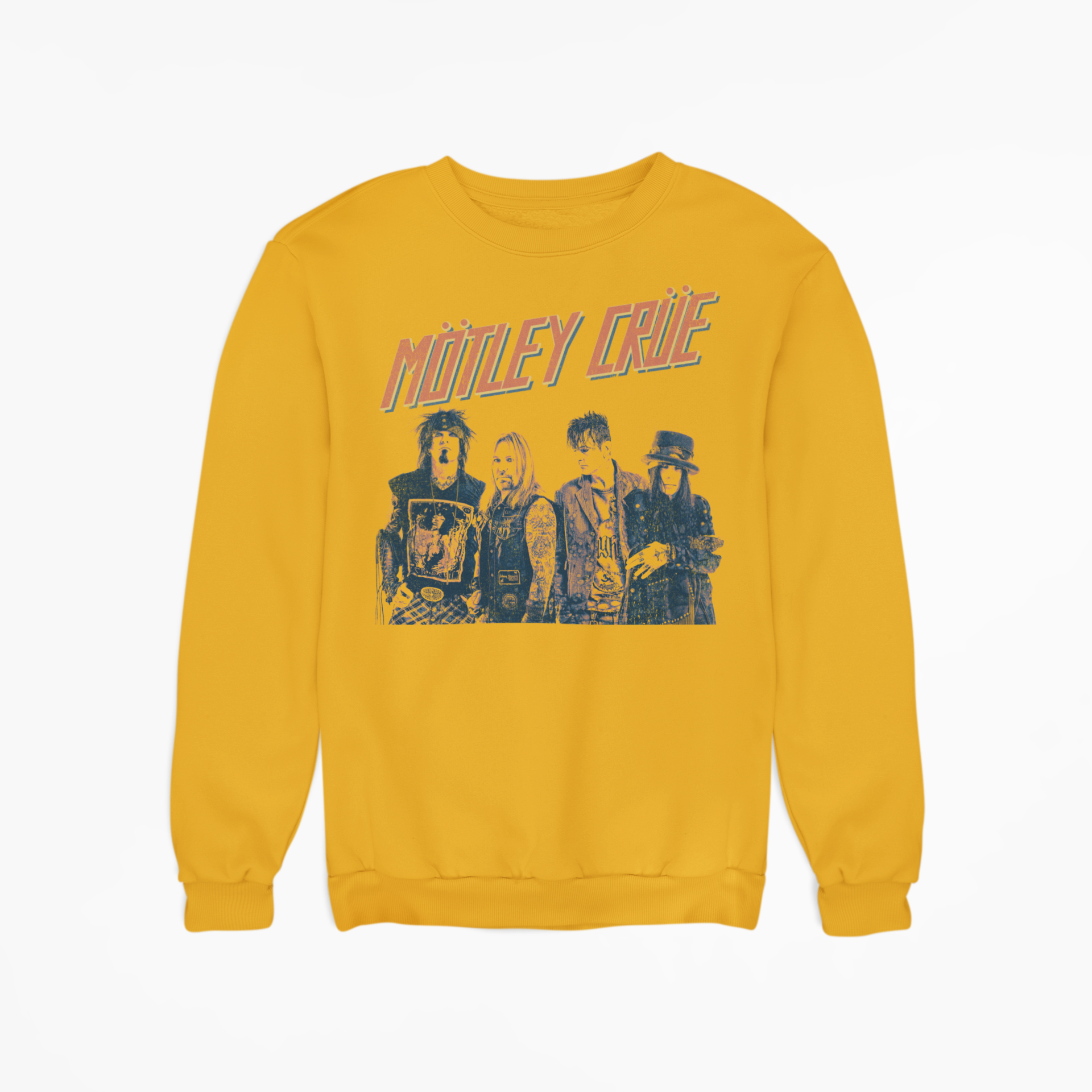 Stakes Motley Crue - Retro Boomin Jumbo Print Sweatshirt [Apparel]