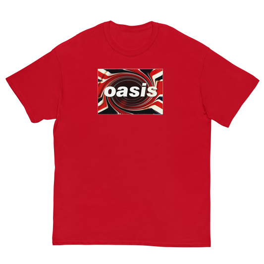 Stakes Oasis Union Jack Jumbo Print T-Shirt [Apparel]