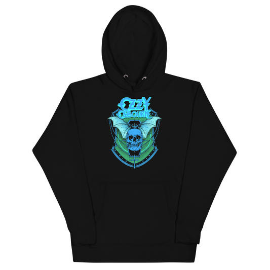Stakes Ozzy Osbourne Neon Blue Bat Classic Hoodie [Apparel]
