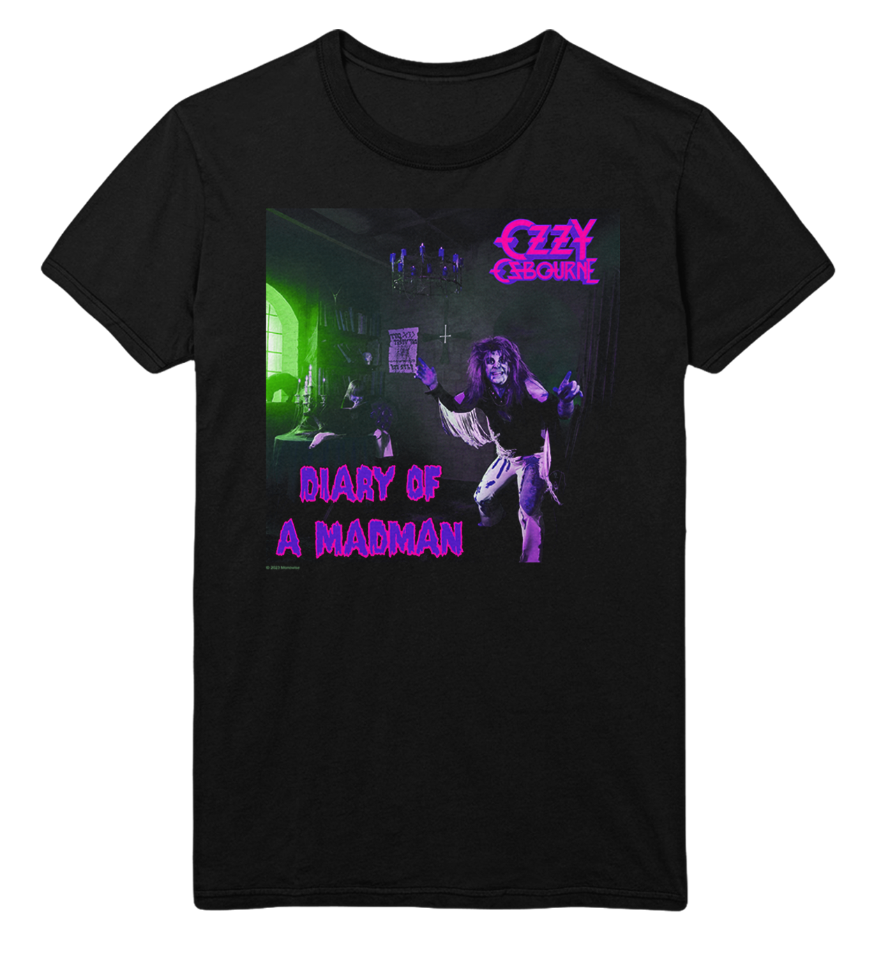 Stakes Ozzy Osbourne Purple Diary Jumbo Print T-Shirt [Apparel]