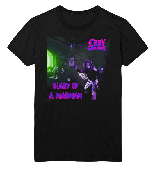 Stakes Ozzy Osbourne Purple Diary Jumbo Print T-Shirt [Apparel]