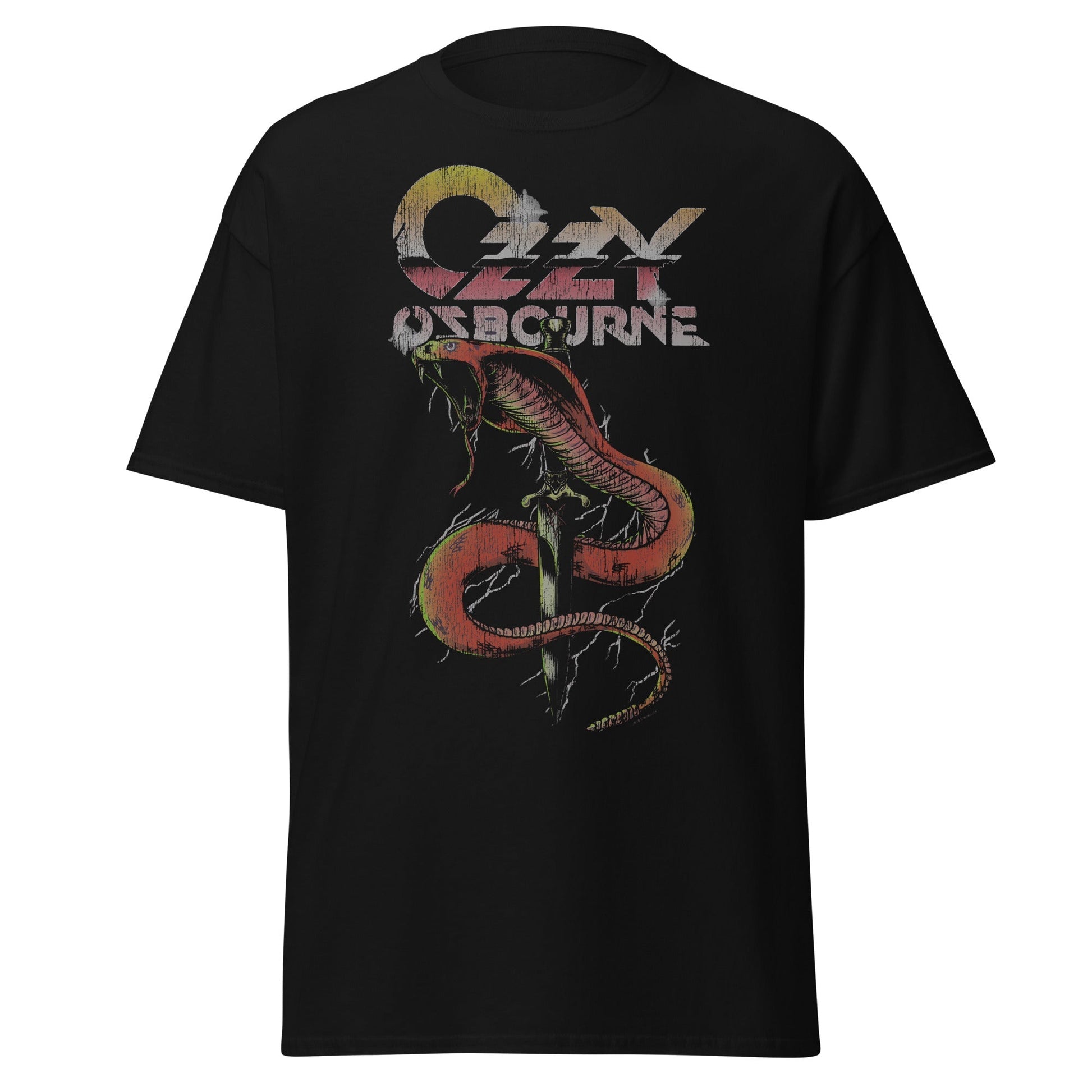 Stakes Ozzy Osbourne Snake Bite Jumbo Print T-Shirt [Apparel]
