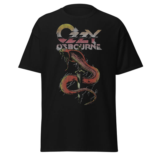 Stakes Ozzy Osbourne Snake Bite Jumbo Print T-Shirt [Apparel]