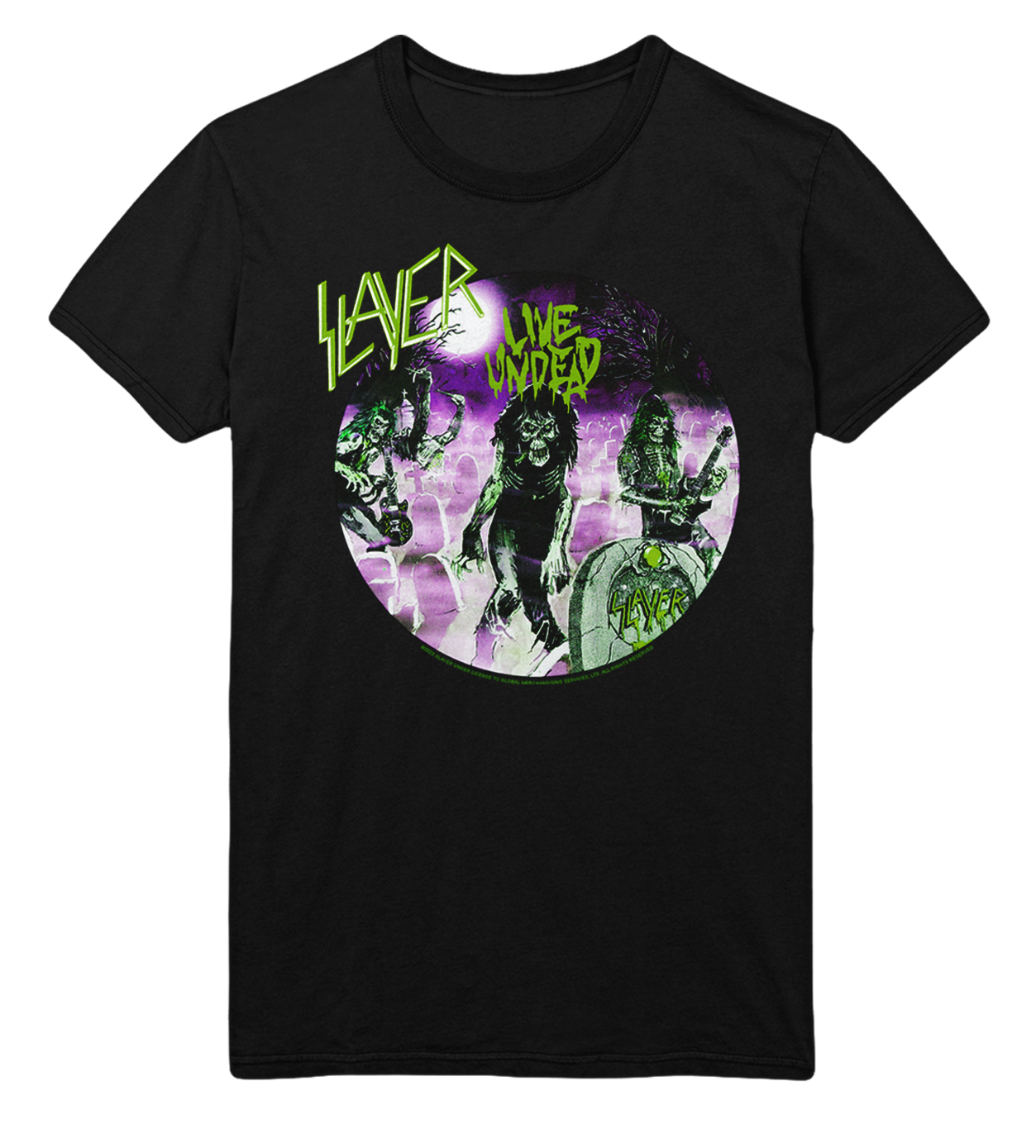Stakes Slayer Green Undead Jumbo Print T-Shirt [Apparel]